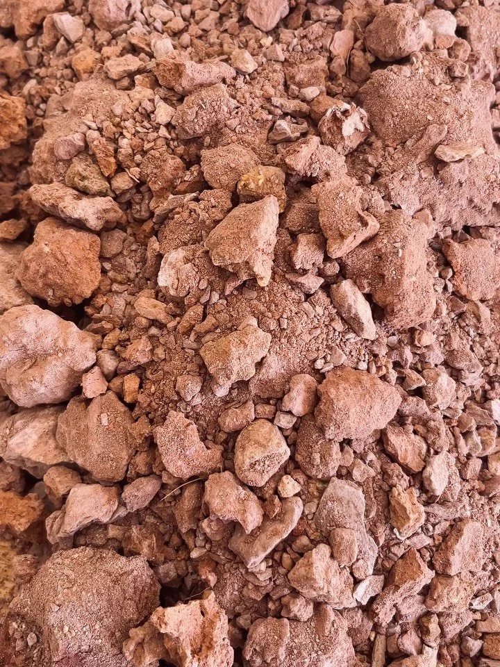 She&rsquo;s taking shape.

The ceramic mural for @sempre_vida__ is coming to life, piece by piece. 

And that firing colour! I have no words. The wild clay we foraged from that very land has come back as the most breathtaking warm, rich blush. 

More