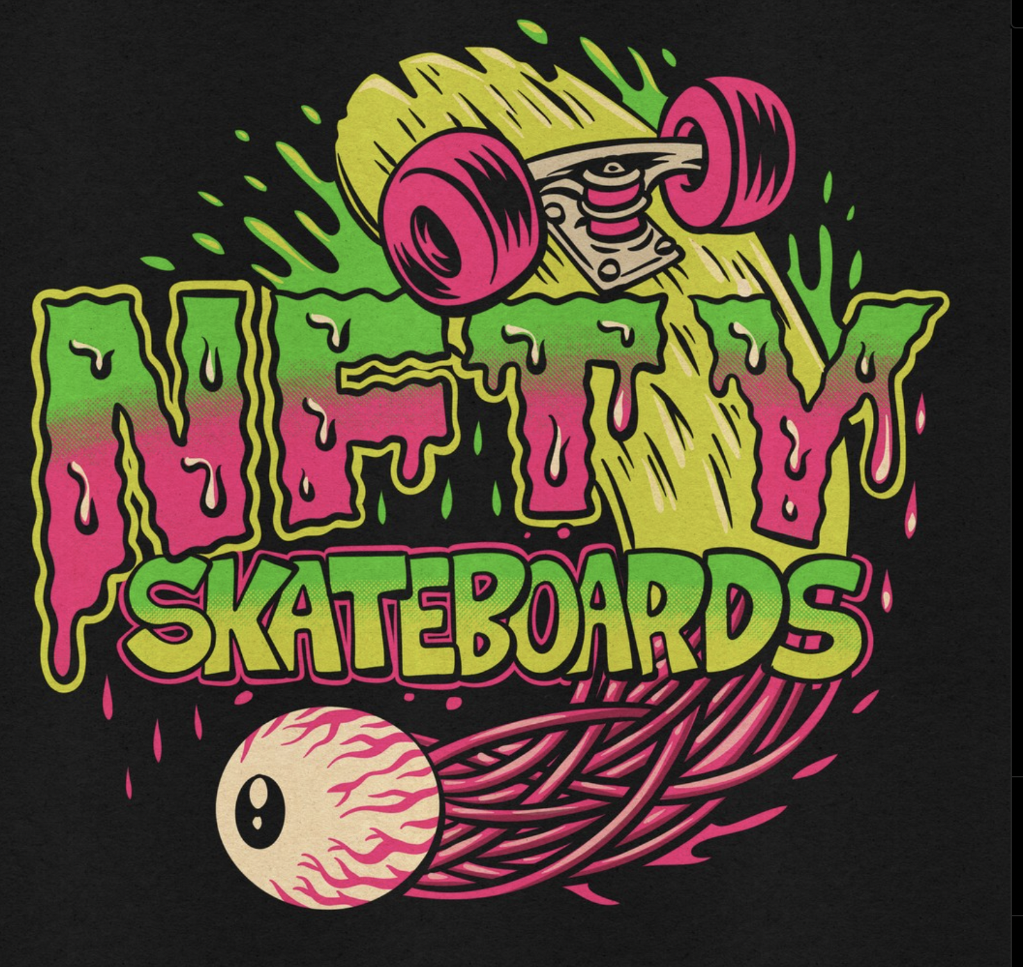 Nfty Skateboards - 90s skateboarding logo design.png