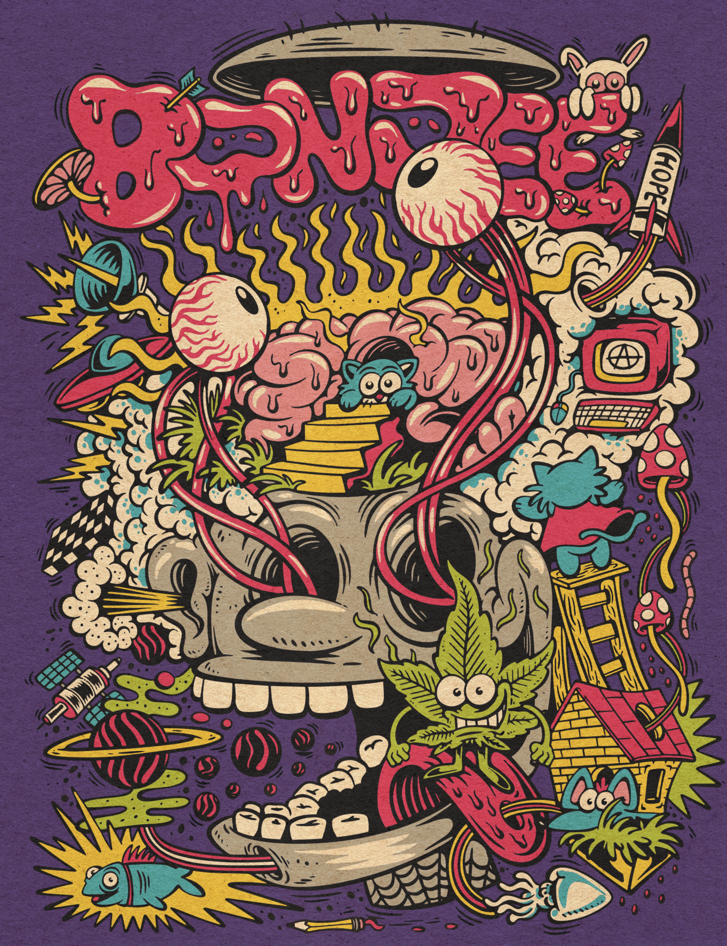 Bonjee! - Joe Tamponi Lowbrow Art & Illustrations