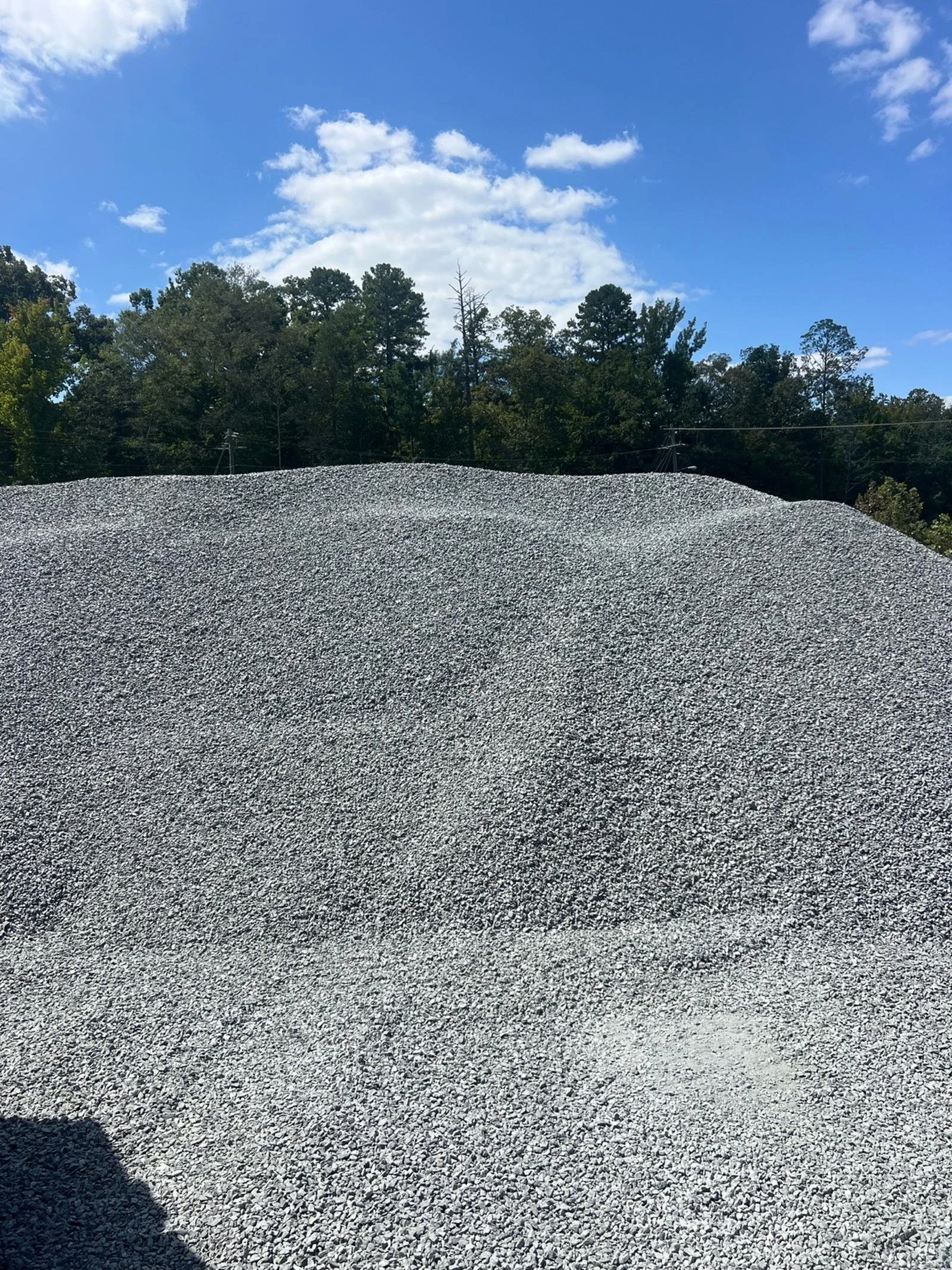 stone and gravel stock pile in Inman SC