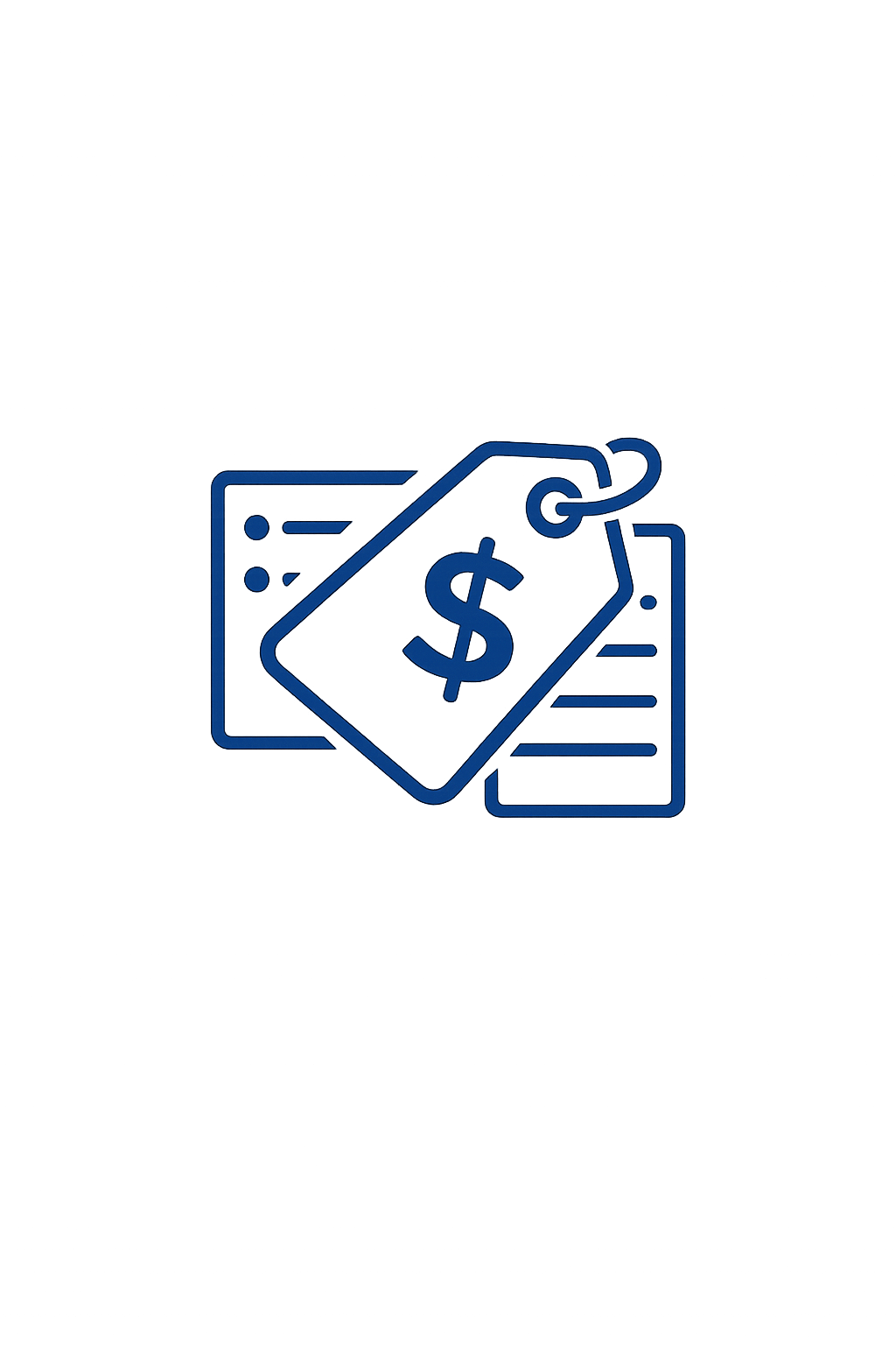 Icon showing that all our prices are transparent and no hidden fees.
