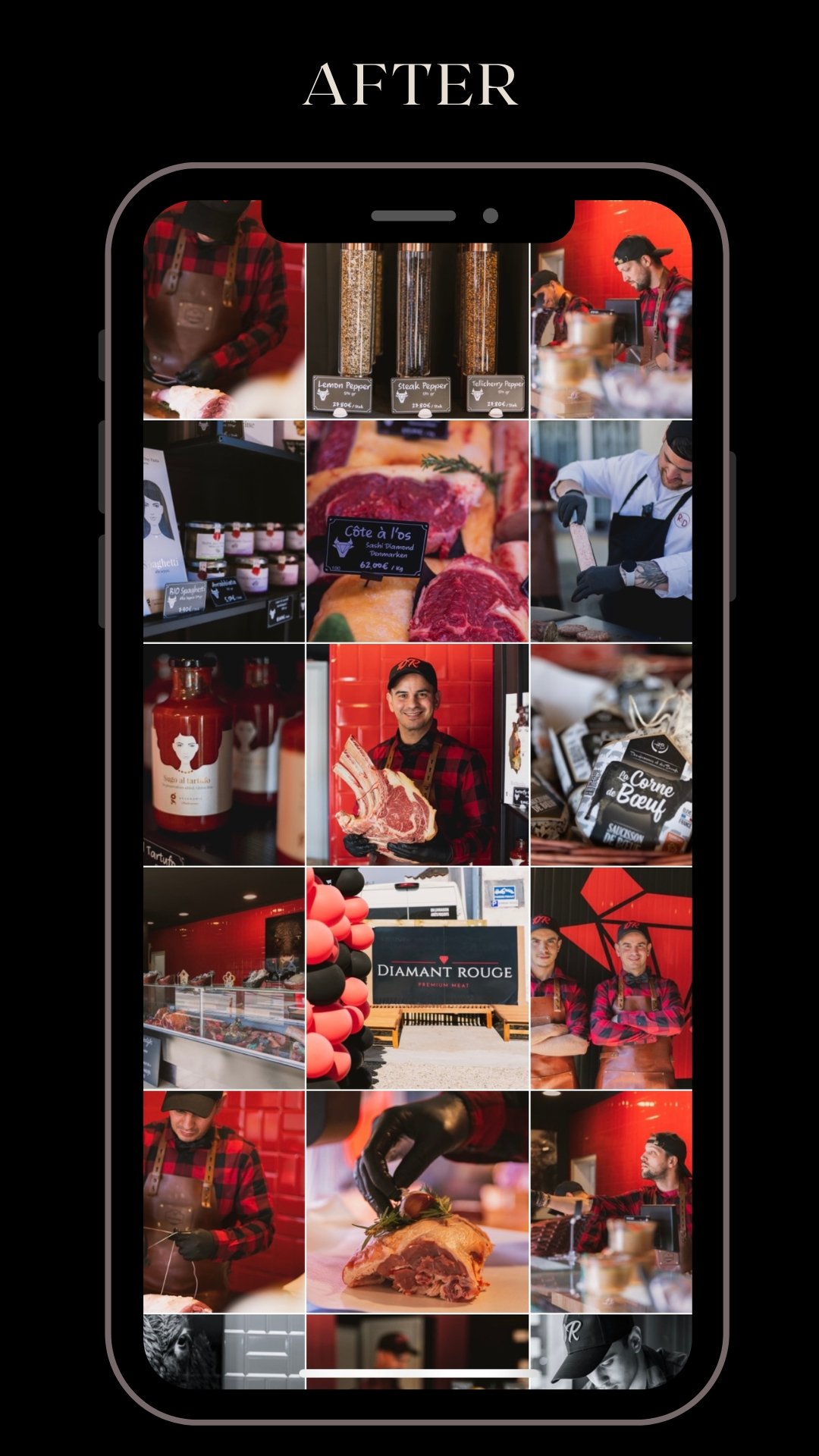 Personal branding photography, creating instagram content and instagram feed, digital marketing