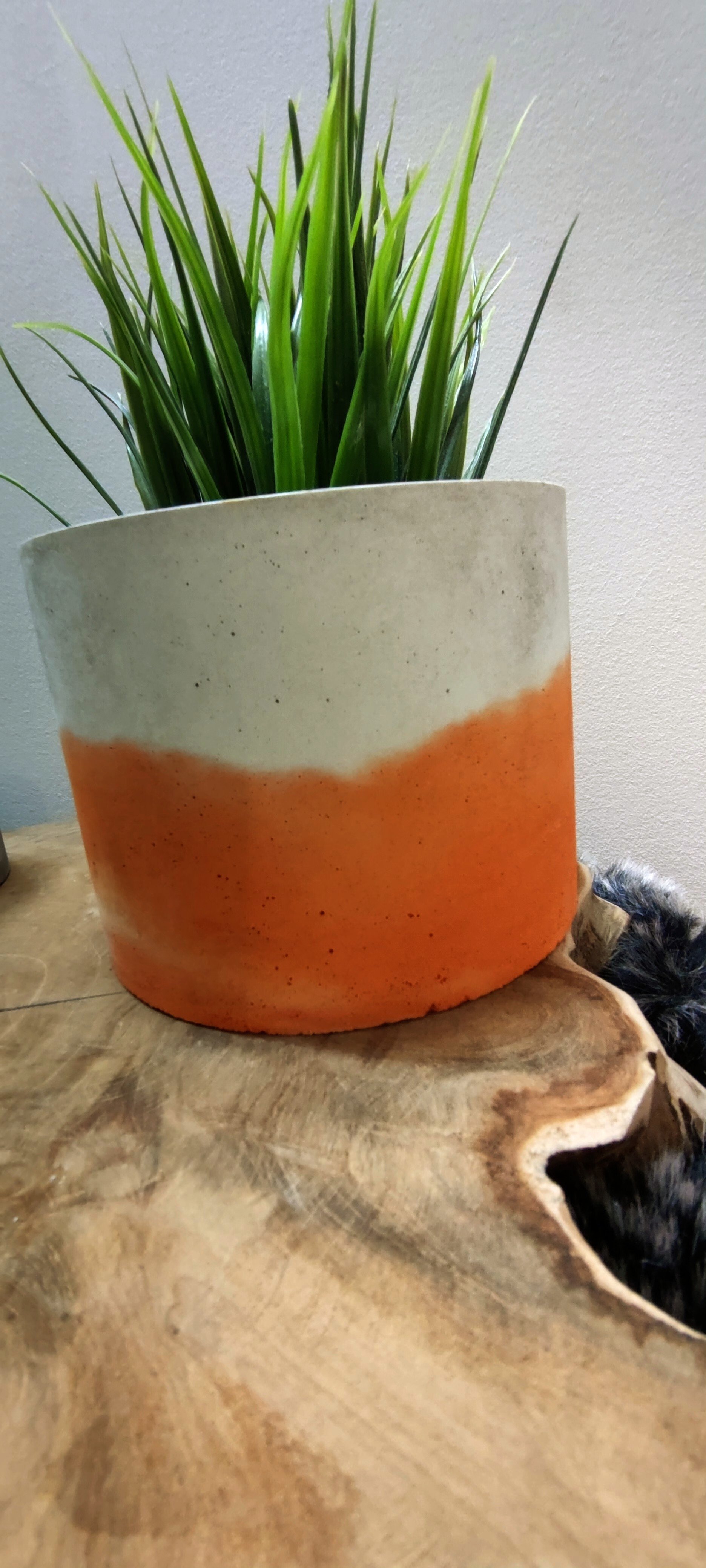 Pot de fleur grandient orange .jpeg