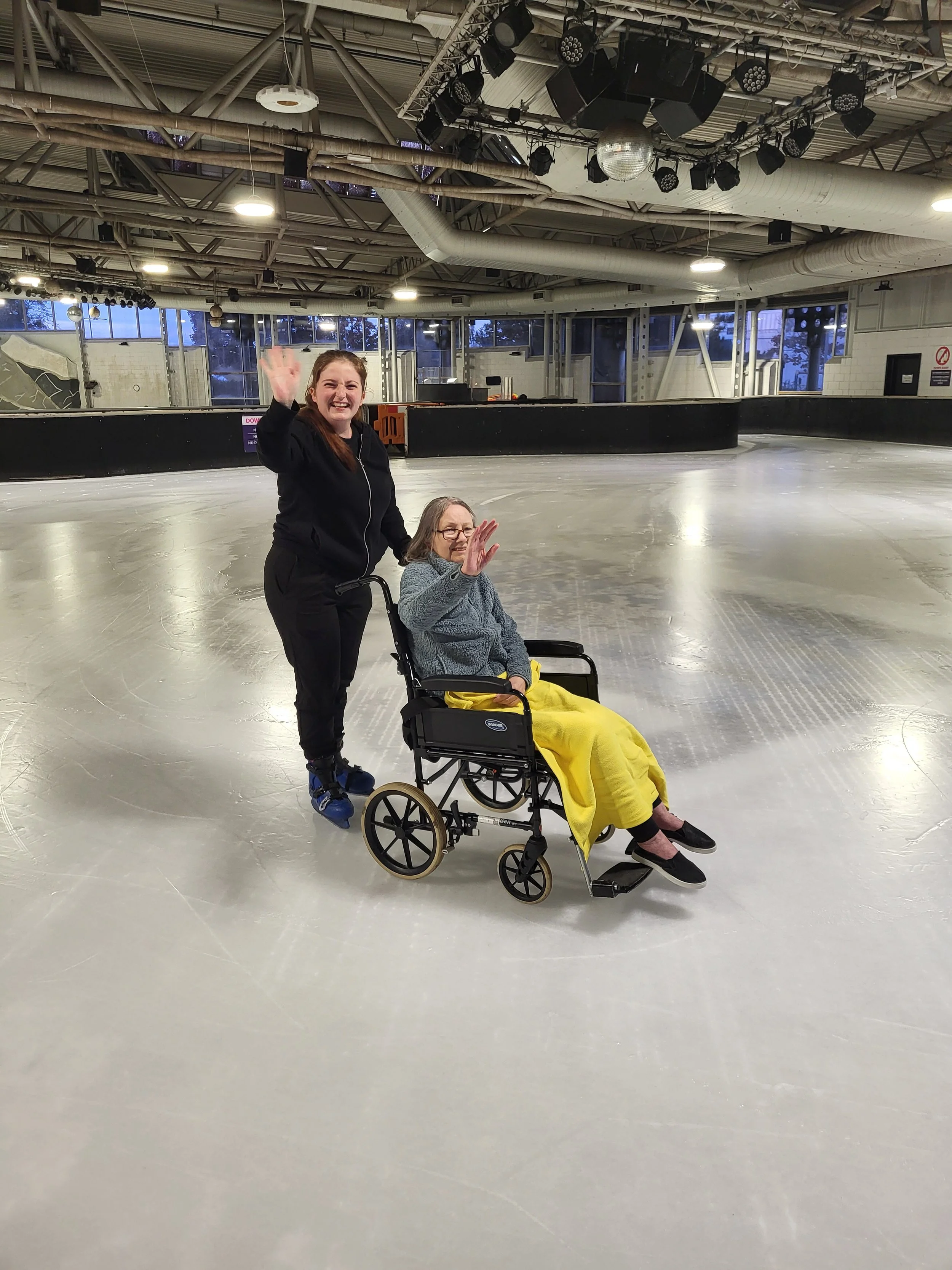 Beryl and Jackie go Ice Skating!