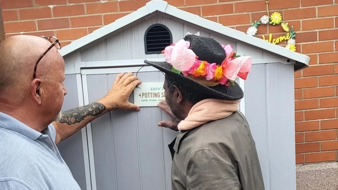 Handing Raph the Keys at White Ash Brook