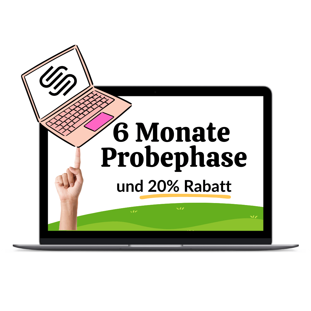 Wenn du dich zwischen Squarespace oder Wix entschieden hast, dann sicher dir hier deinen Rabatt für Squarespace