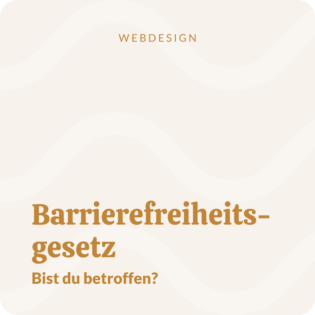 Barrierefreiheitsgesetz – Bist du betroffen?