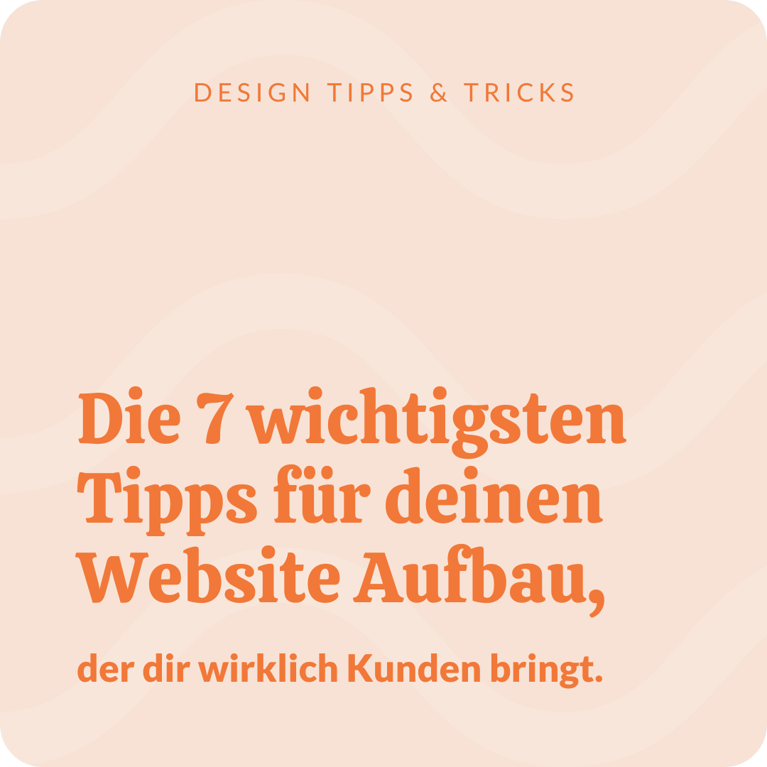 Deinen Website Aufbau, der dir wirklich Kunden bringt.