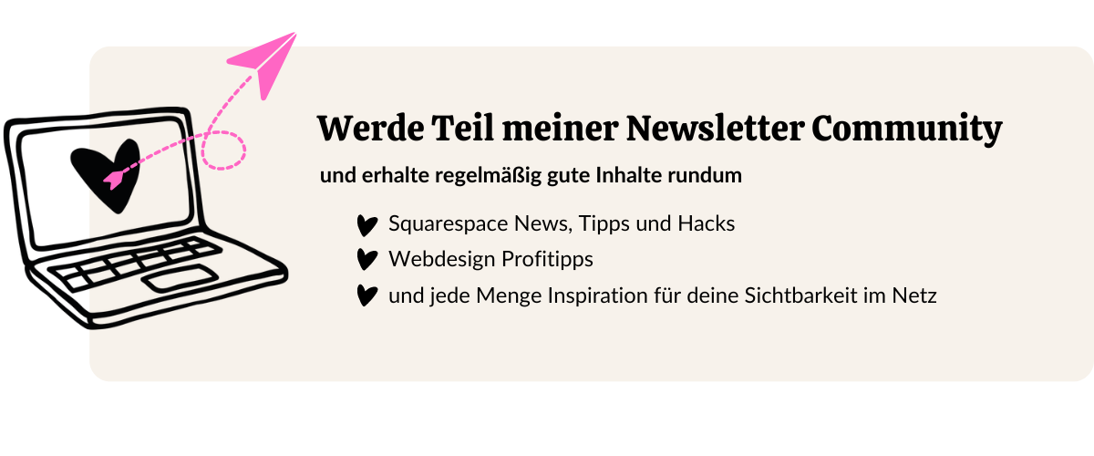 Deinen Squarespace Newsletter abonnieren