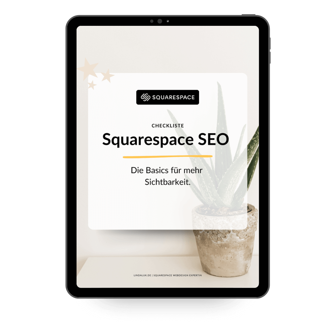 So startest du SEO mit Squarespace