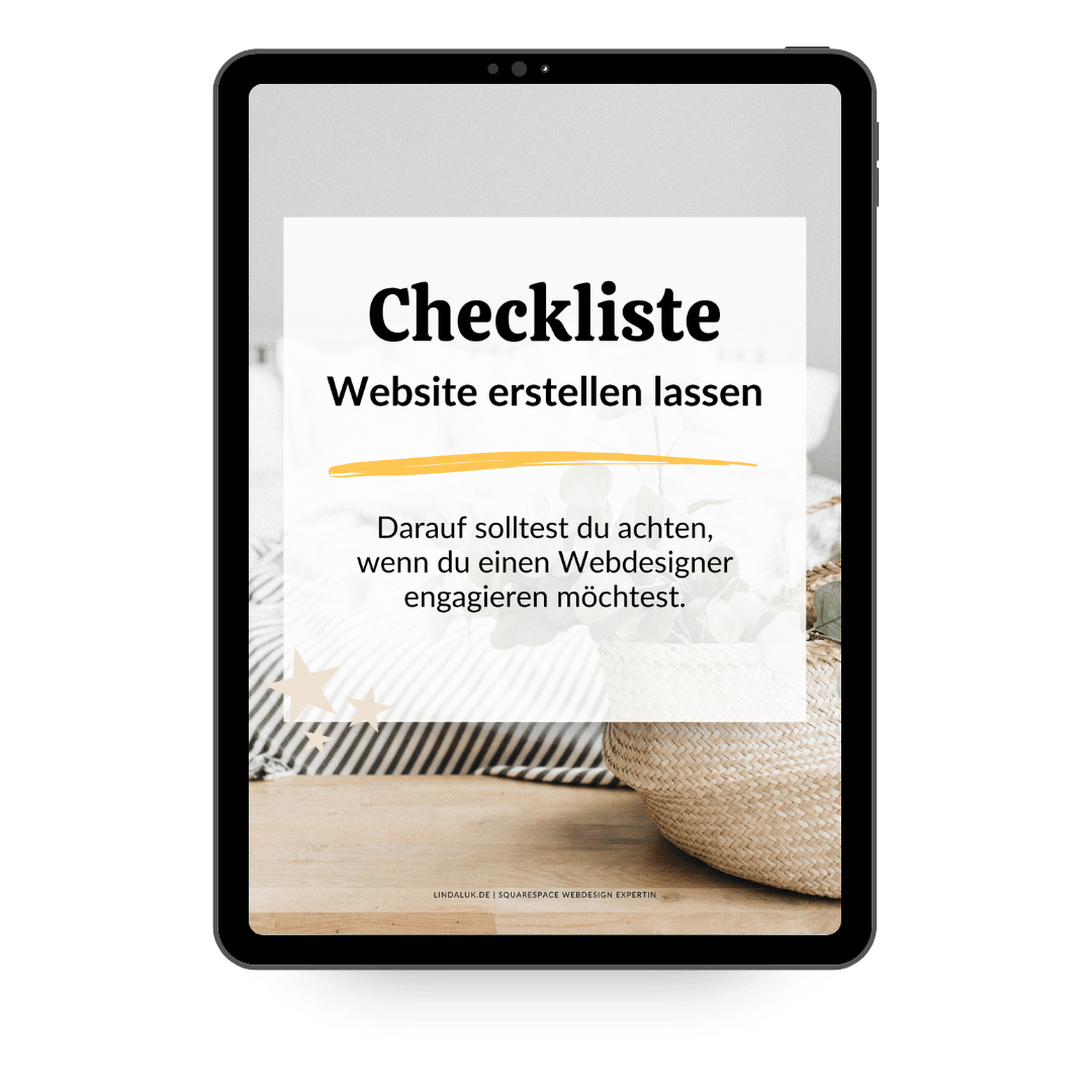 deine Checkliste – wenn du deine Website neu gestalten lassen möchtest