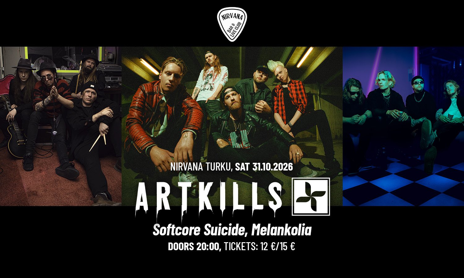 Artkills keikat Turku