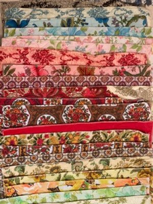 vintage fabric swatches
