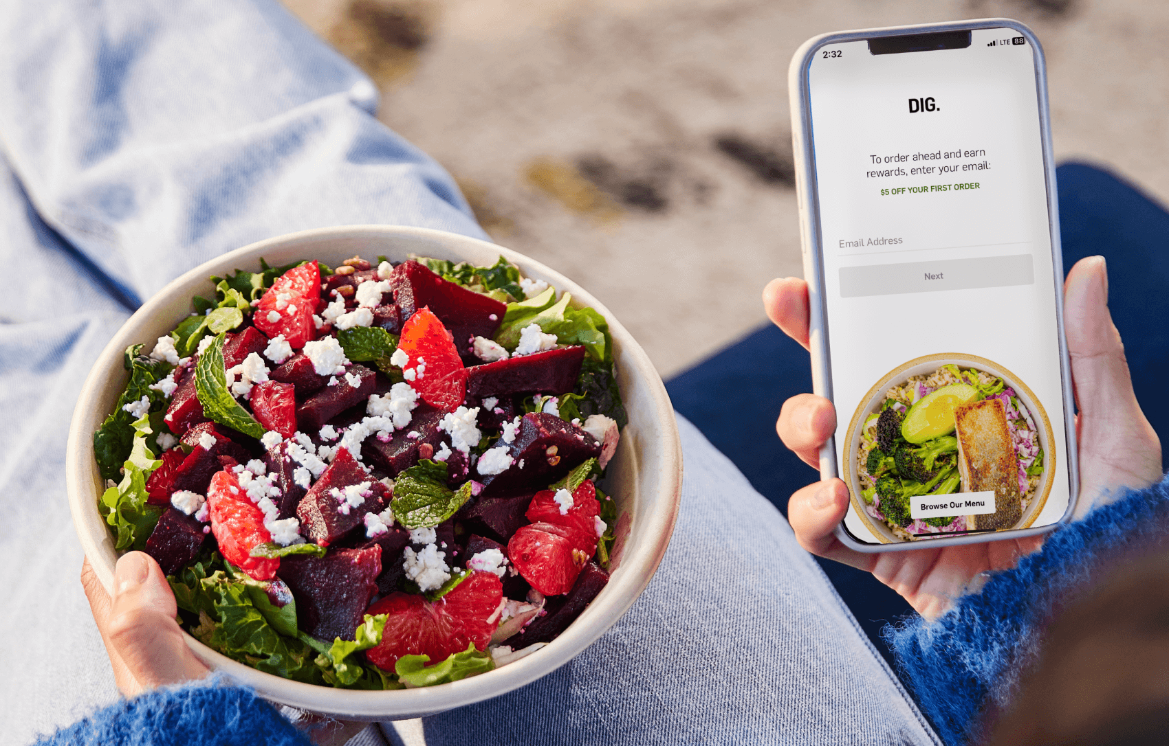 DIG  Seasonal, fresh food on the App Store