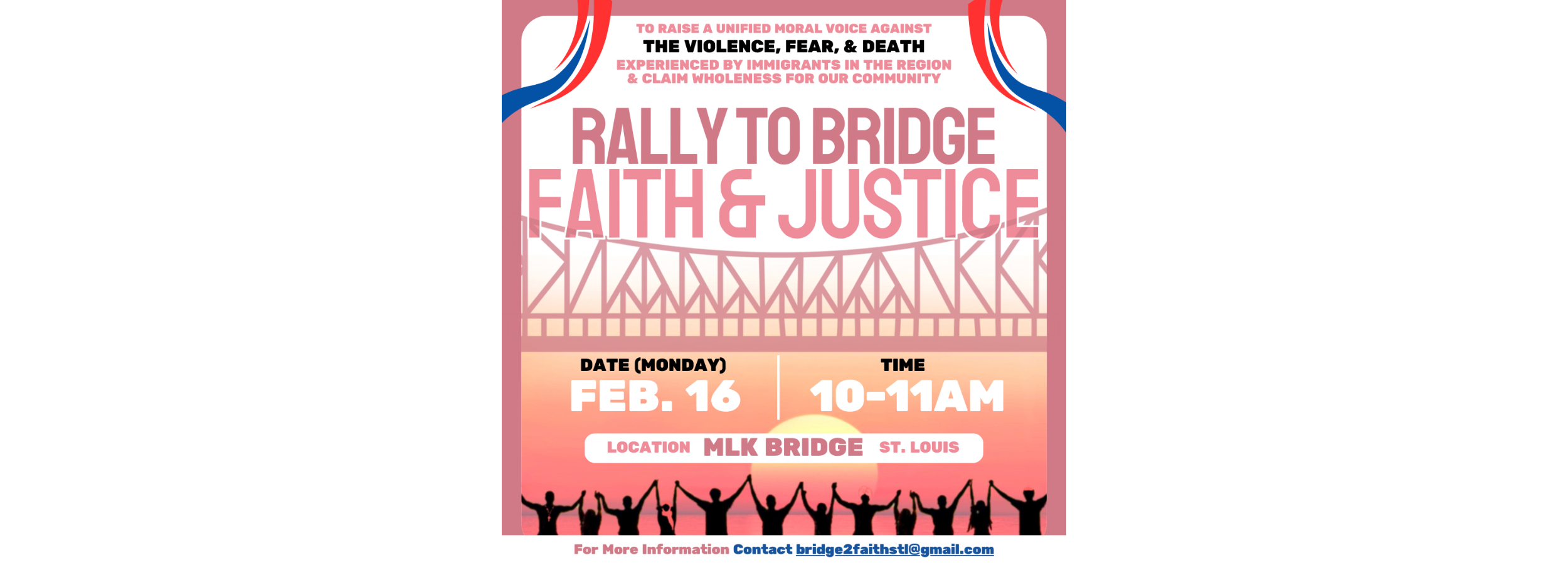 Rally to Bridge Faith & Justice