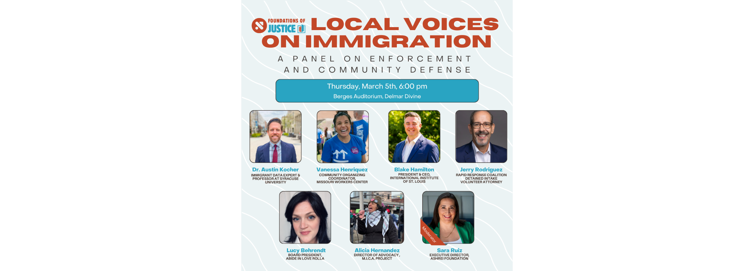 Foundations of Justice: Local Voices on Immigration
