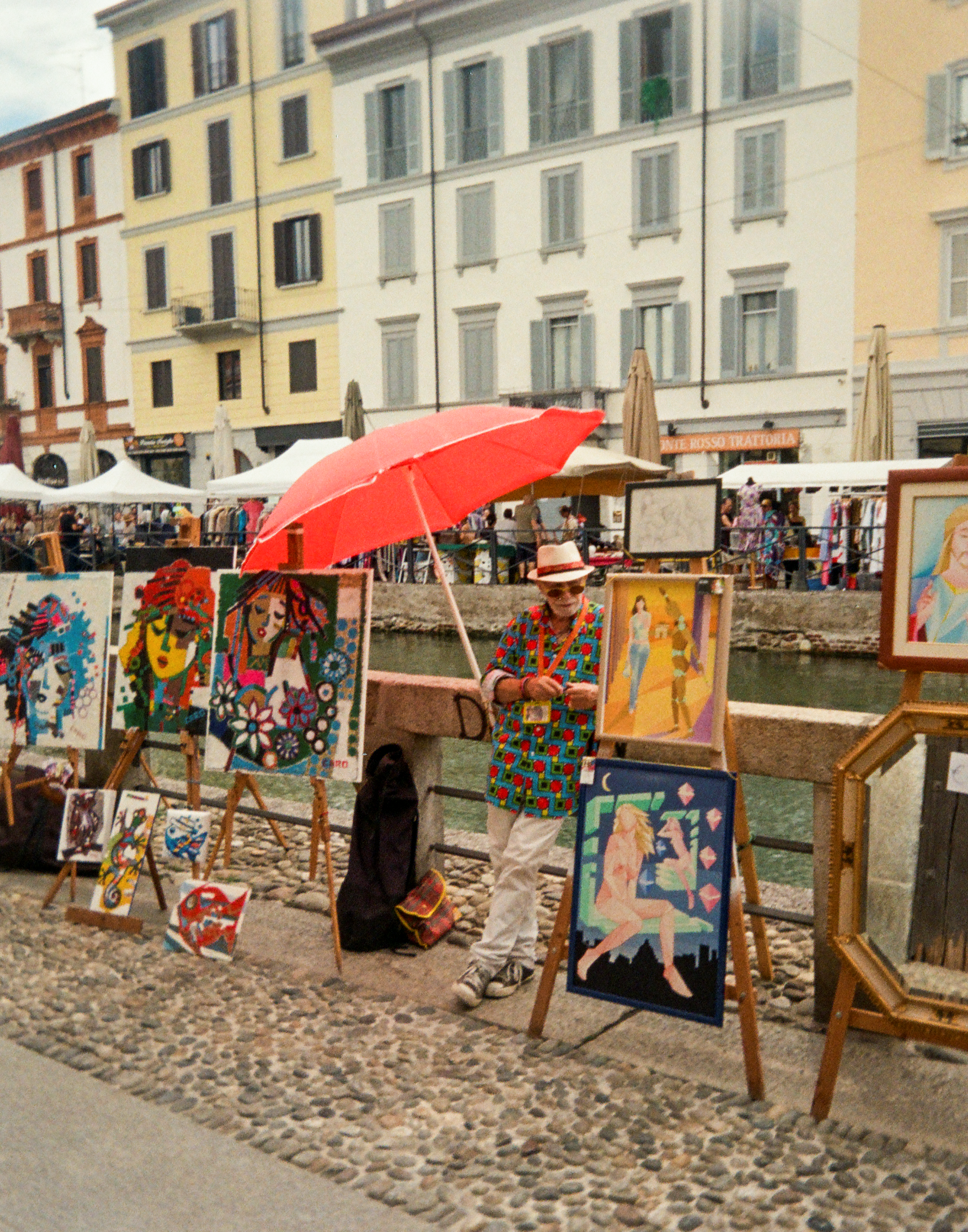 Market Hero | Kodak Ektar H35 Film | Milan, Italy. July 2025