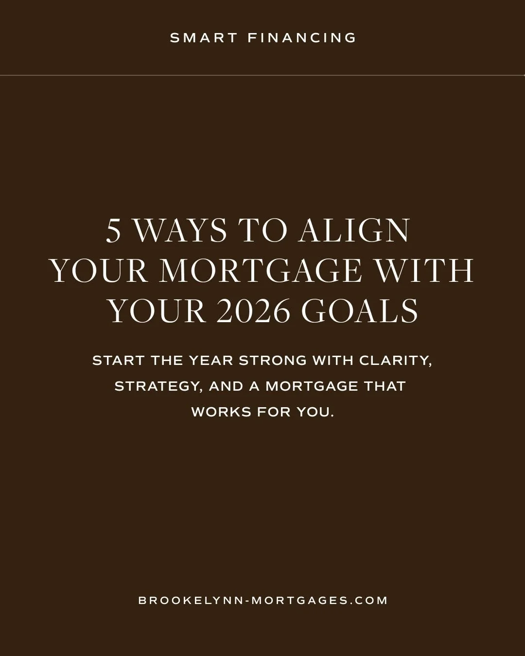 Have you had your mortgage reviewed lately? You&rsquo;re missing out on key information that can help you kickstart your 2026 goals! 

Comment &ldquo;CHECK IN&rdquo; for a quick mortgage review 💌