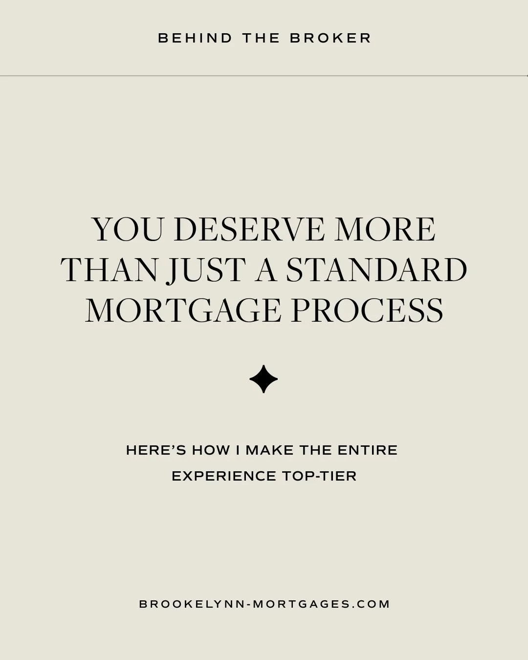 Most people think getting a mortgage is just about paperwork, an interest rate, and a closing date.

But if you&rsquo;ve worked with me, you know it&rsquo;s more than that.

You deserve more than a standard mortgage process. Link in bio to book a cal