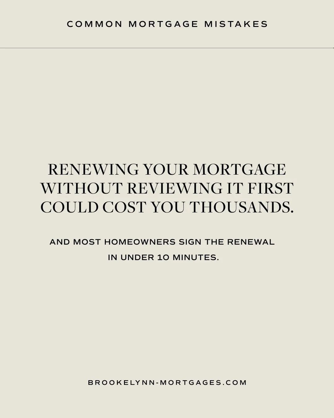 Most homeowners don&rsquo;t renegotiate at renewal.
They just re-sign&hellip; And that&rsquo;s exactly why banks love renewal season.

Here&rsquo;s what rarely gets explained: When your lender sends you a renewal offer, it is designed for convenience