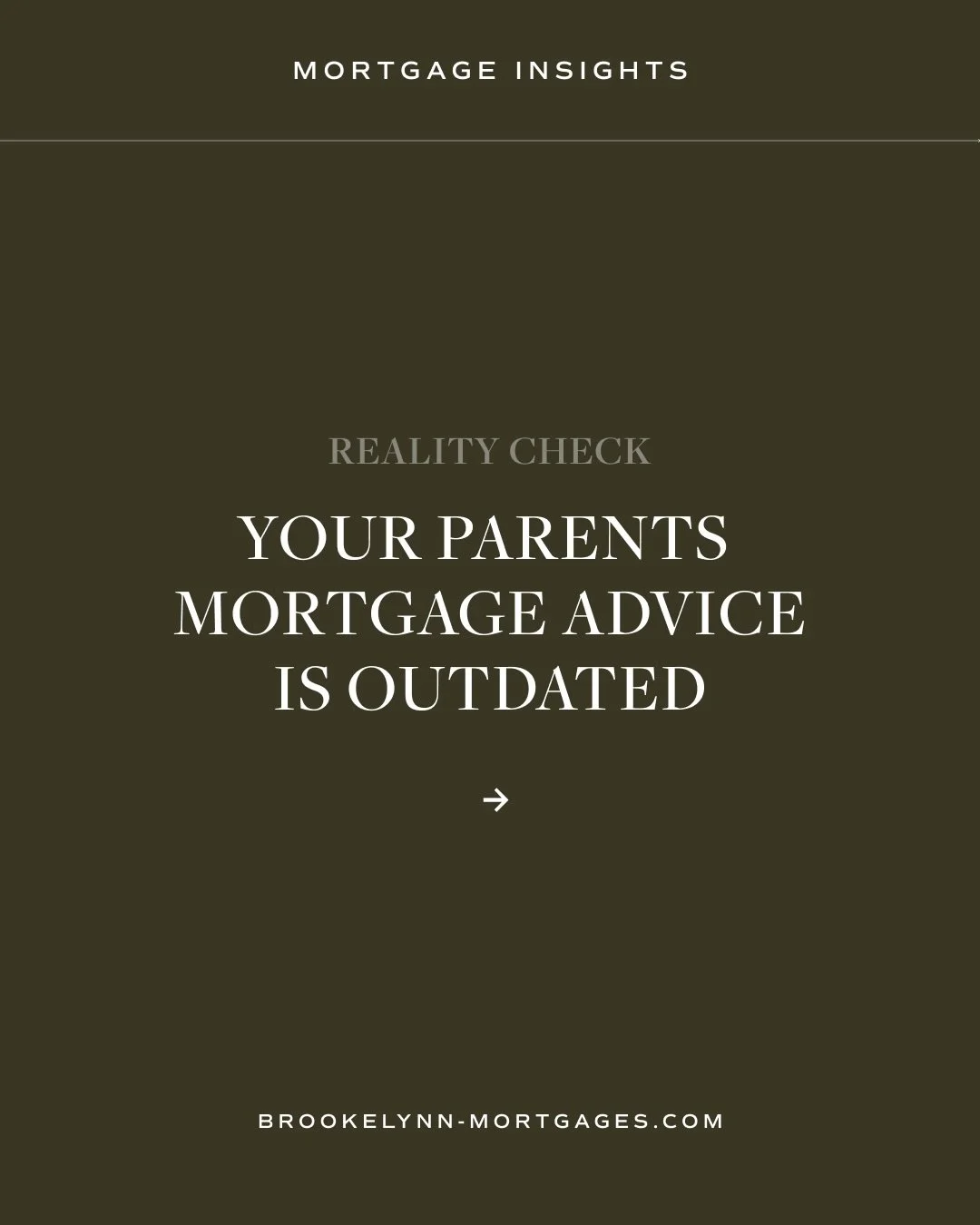 It&rsquo;s not the 80s or 90s anymore 📣 

Home prices, interest rates, lending rules, and cost of living have all changed&hellip; a lot.

What worked for them:
- walking into their bank and getting lending based on no missed payments, loyalty &amp; 