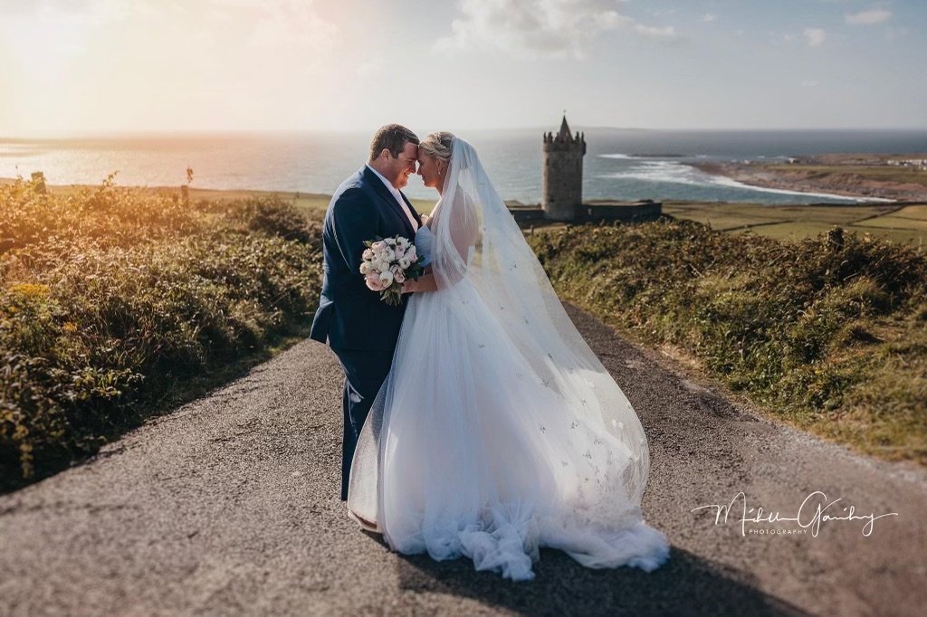 Destination wedding Ireland, wedding portrait ireland