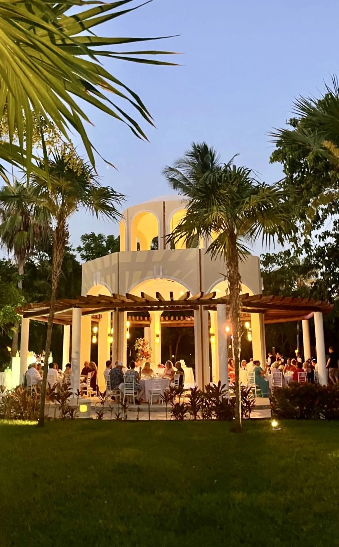 Wedding reception at the gazebo, Valentin Imperial Riviera Maya