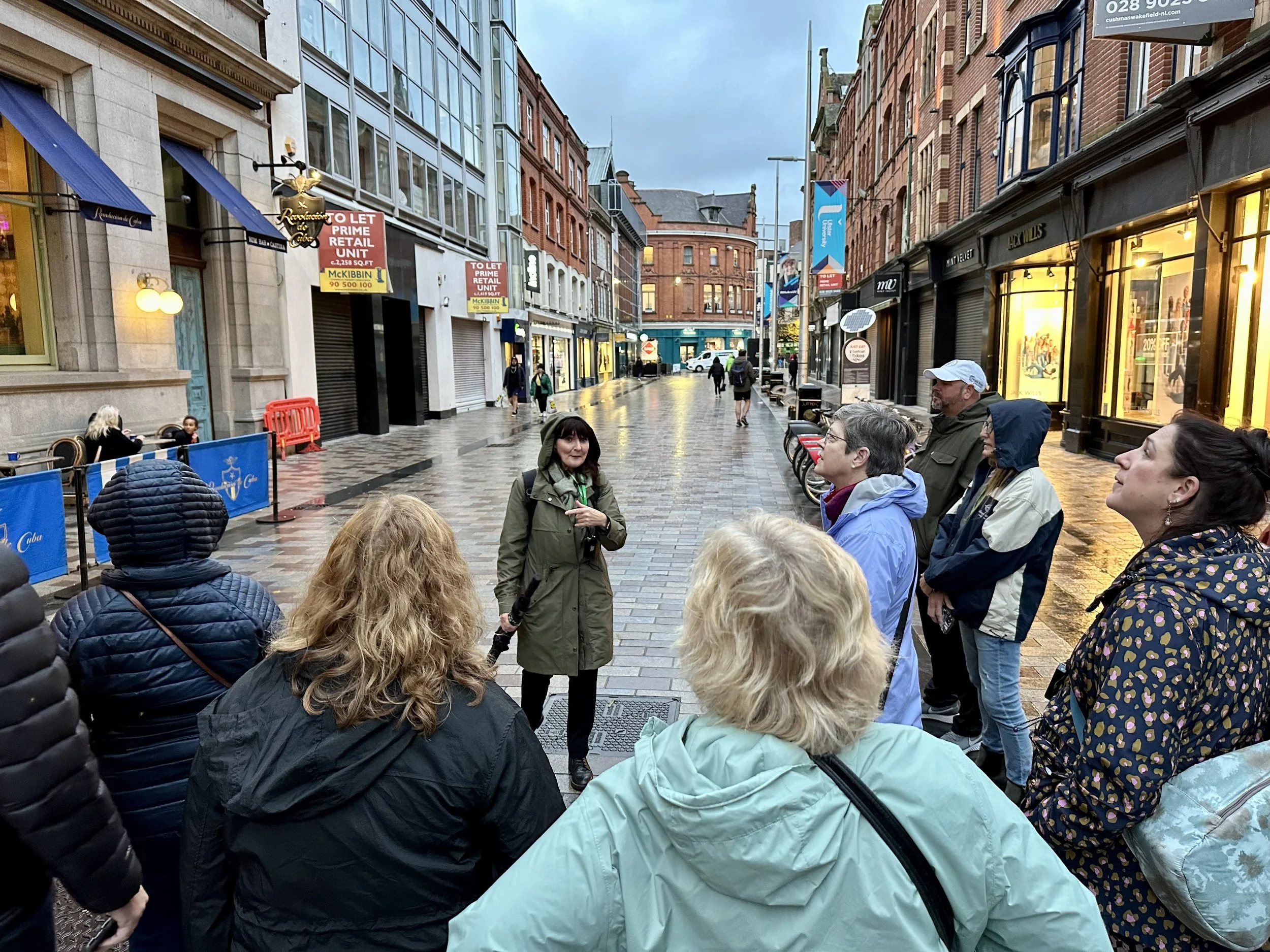 Group tour with guide in Belfast, Northern Ireland
