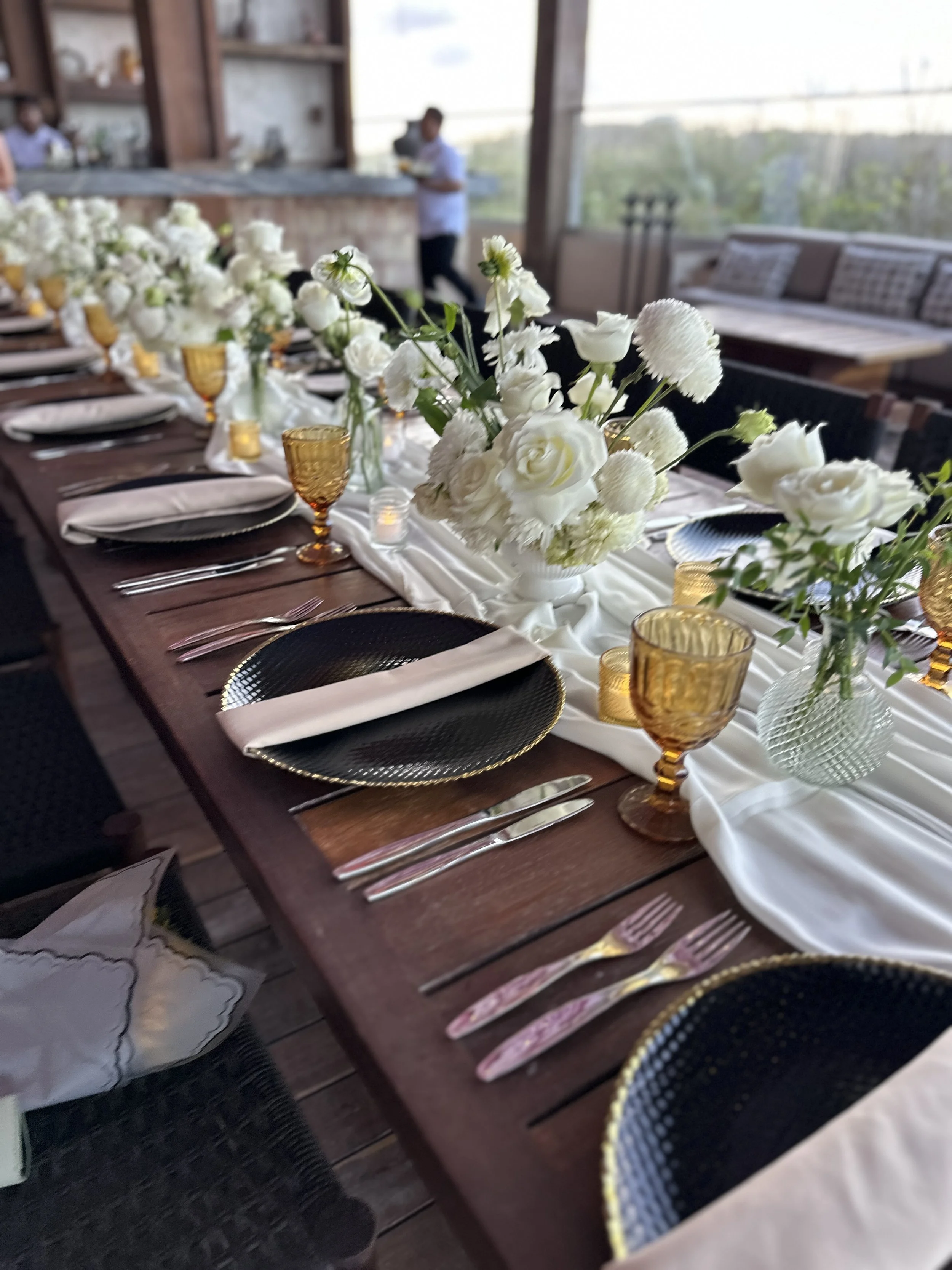 Destination Wedding Hyatt Vivid, private beach club reception, Cancun Mexico
Link