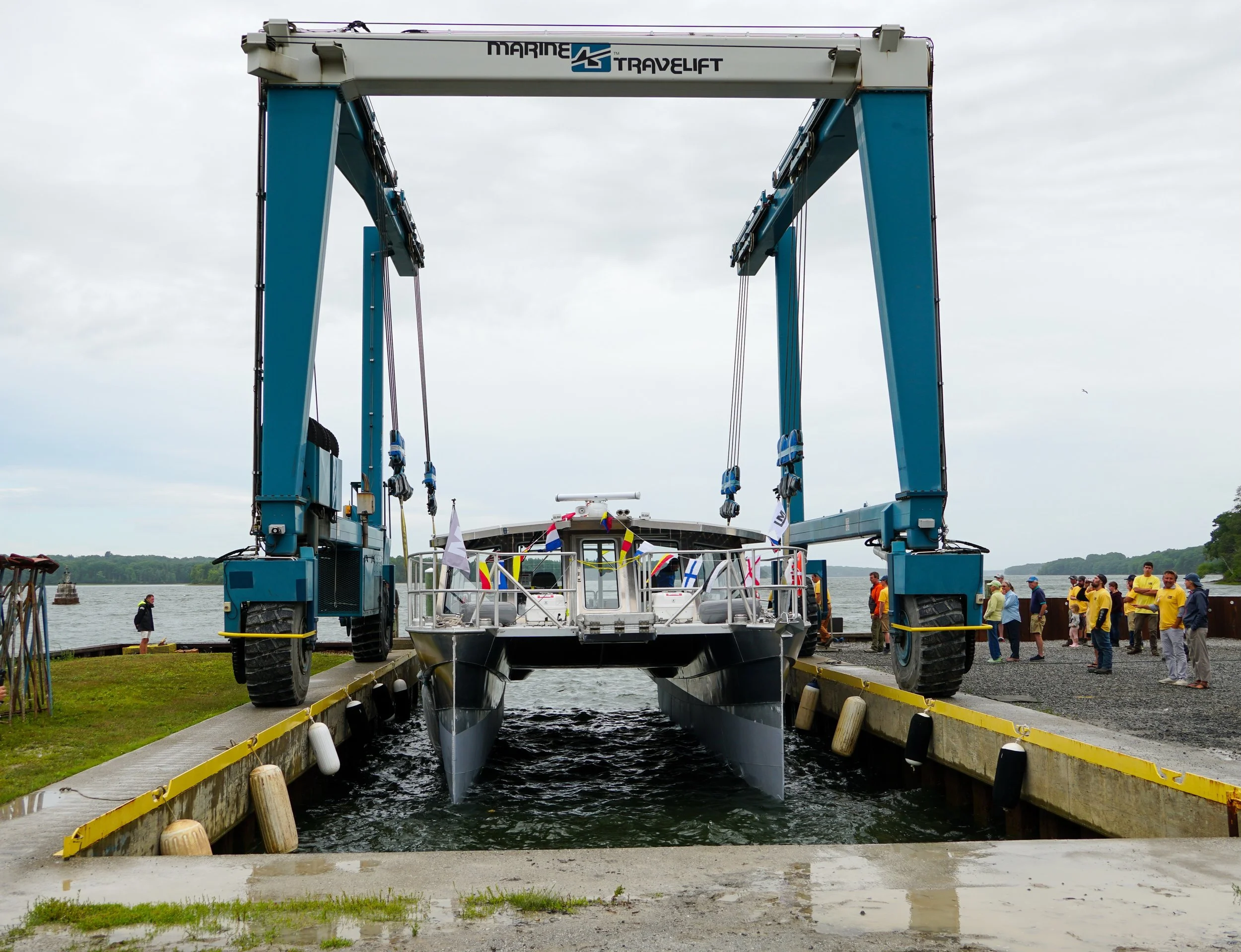 Photos from Firefly&rsquo;s splash on Monday!⚓️🌊

Thank you again to everyone who was able to join the event and made this vision a reality!👏🎉

Firefly will be utilized as a hands-on education platform on the Delaware River, with its home base at 
