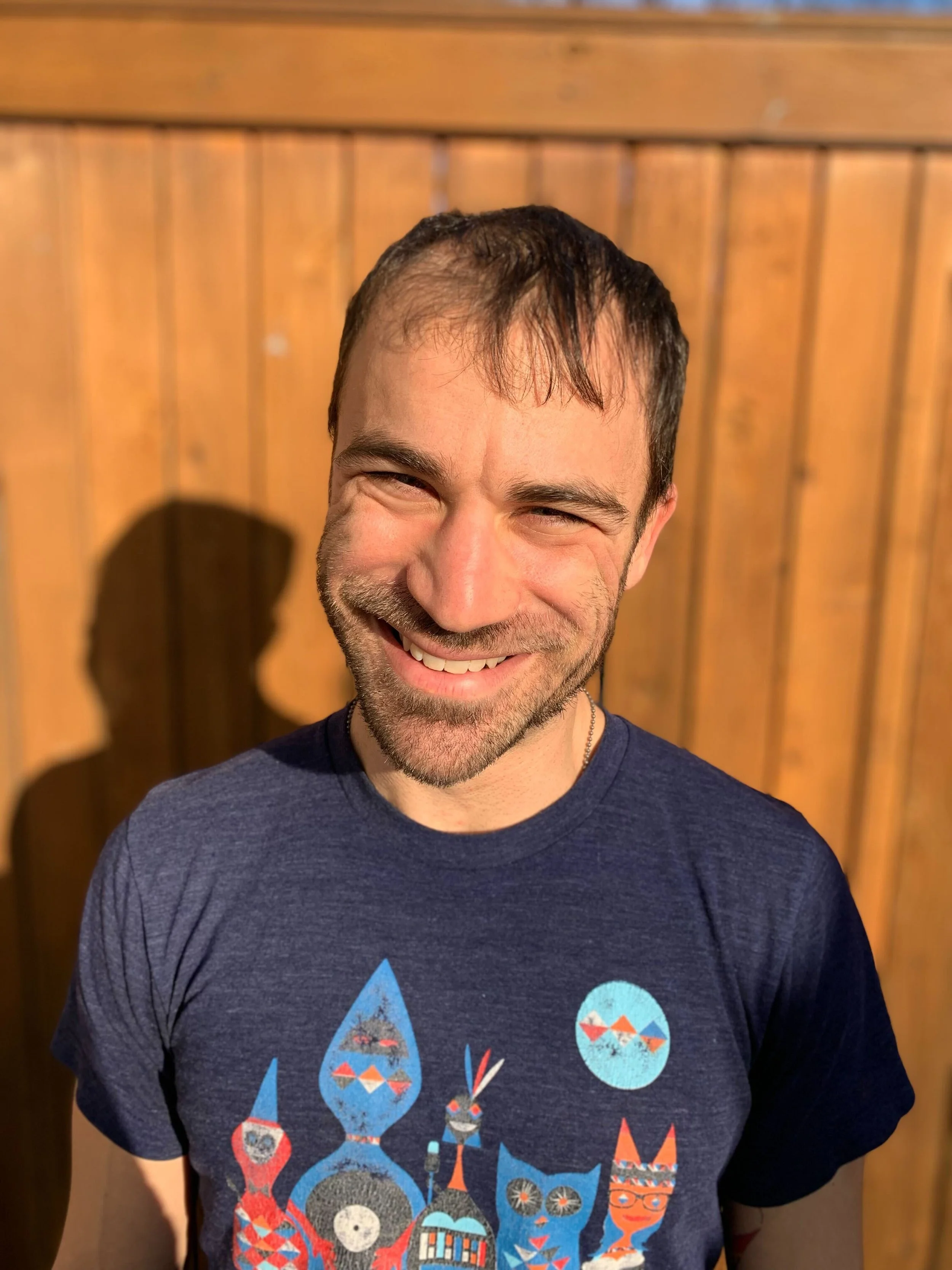 Headshot of Joshua Book, Lead Engineer and Head of Product for Frequency Machine and Cerca