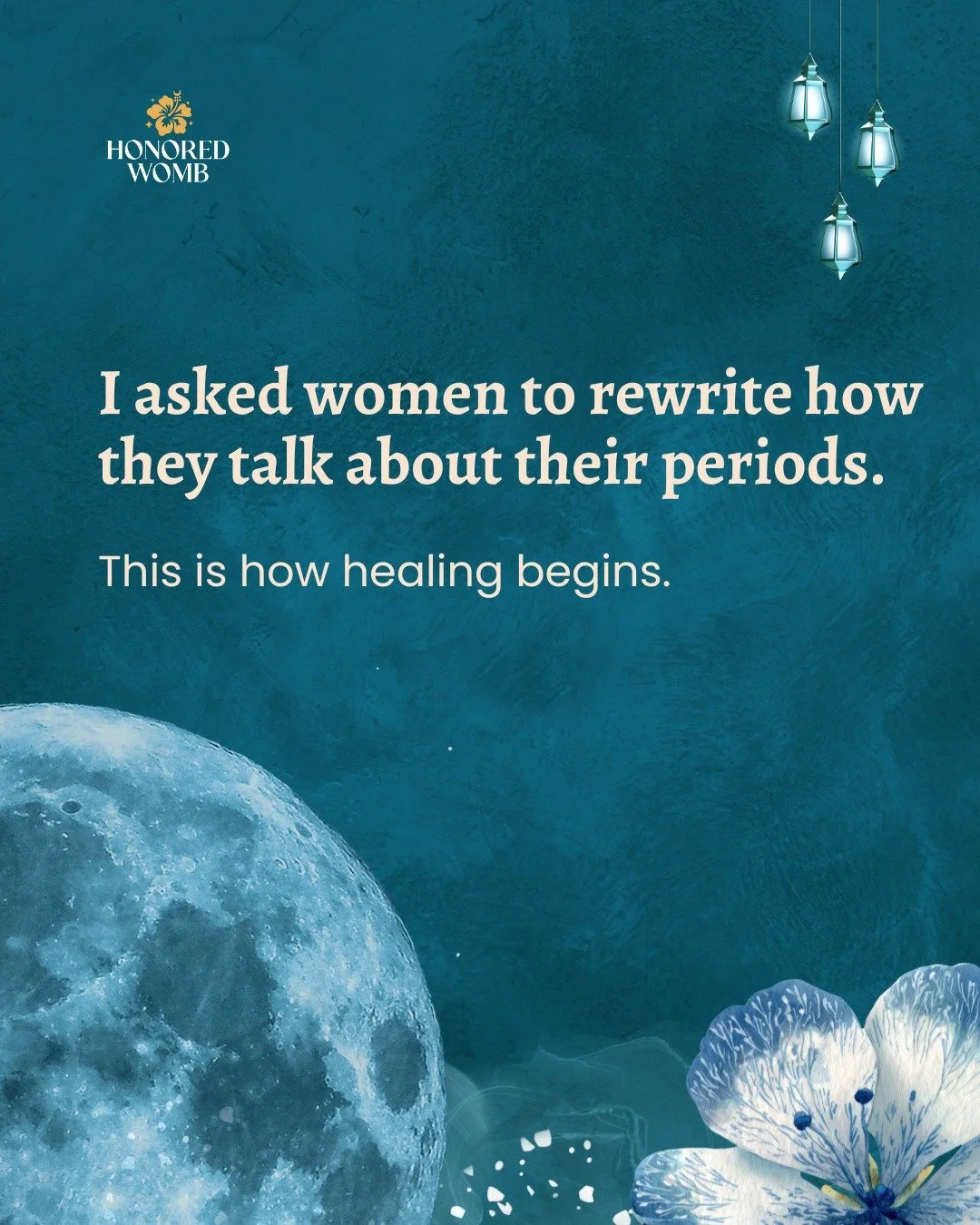 🚫"I hate my period."
🚫"I feel useless when I can't pray or fast."
🚫"I feel distant from Allah when I'm on my period."

These are the phrases we're retiring in 2026.

Instead, we are speaking positively about our perio