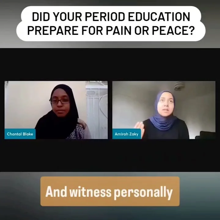 Educators and space-holders: How we first learn about periods sets us up to either brace ourselves or embrace ourselves.

Positive period education is critical. In a conversation with Vaginismus Coach and Sex Educator @amirahzaky, we talked about wha