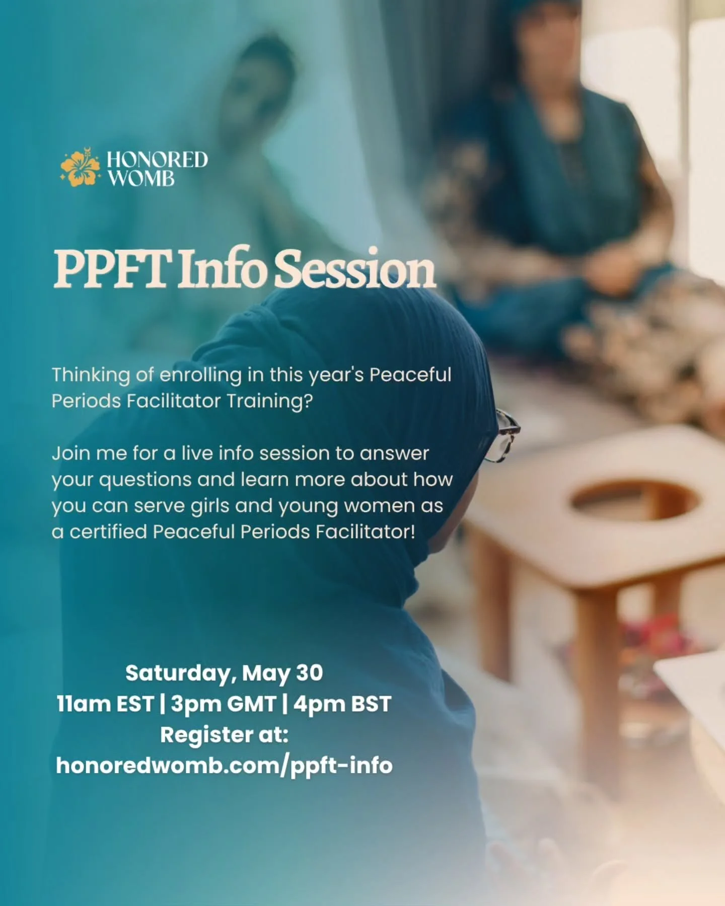 Have you been feeling the call to join the Peaceful Periods Facilitator Training (PPFT), but still have a few questions on your heart?

Deciding to step into this kind of facilitation is a beautiful journey, and I want to make sure you feel completel