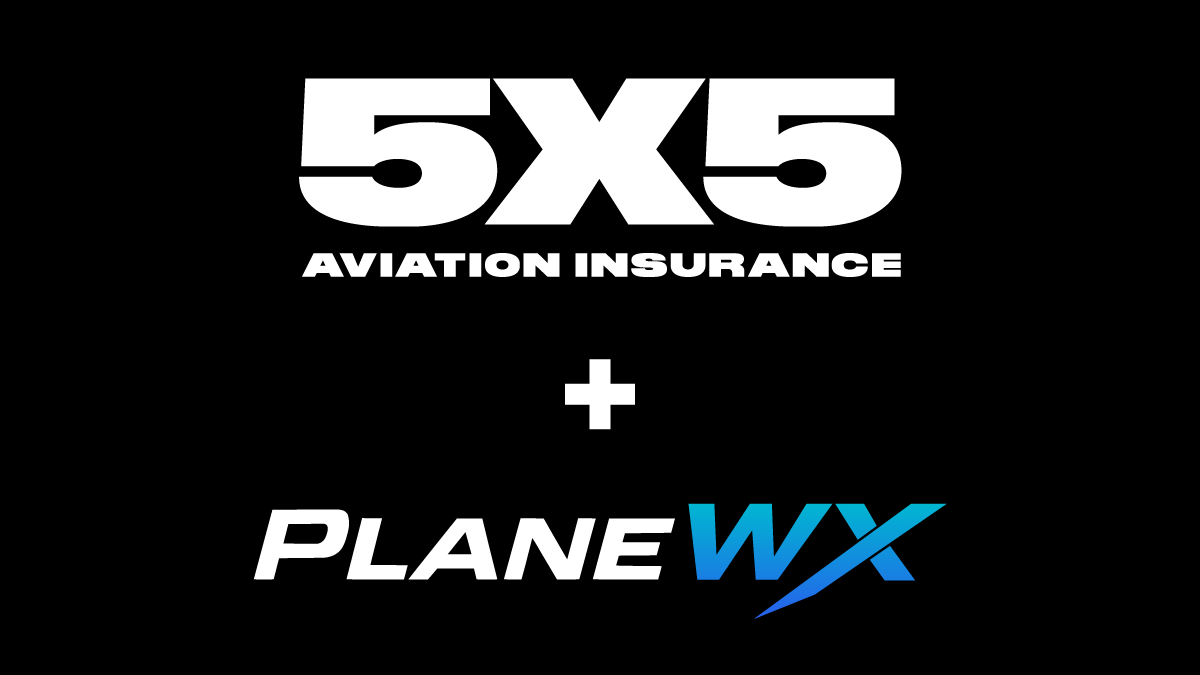 5X5 Aviation Insurance Exclusively Partners with PlaneWX to Reward Safe Pilots