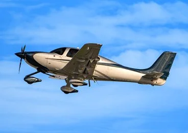 Cirrus insured by 5X5 flying in the air