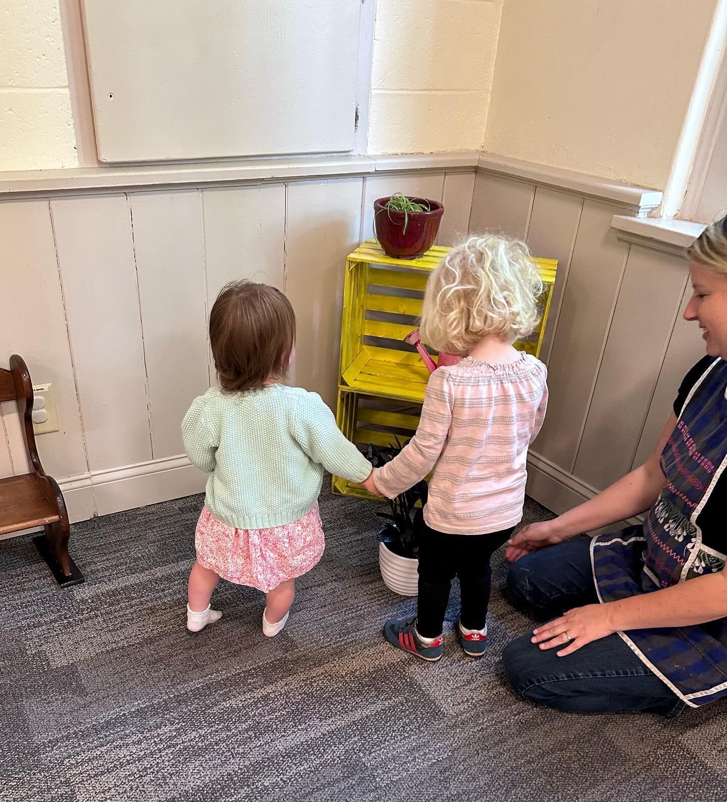Friendships are being formed in playgroup!!🥰💕
