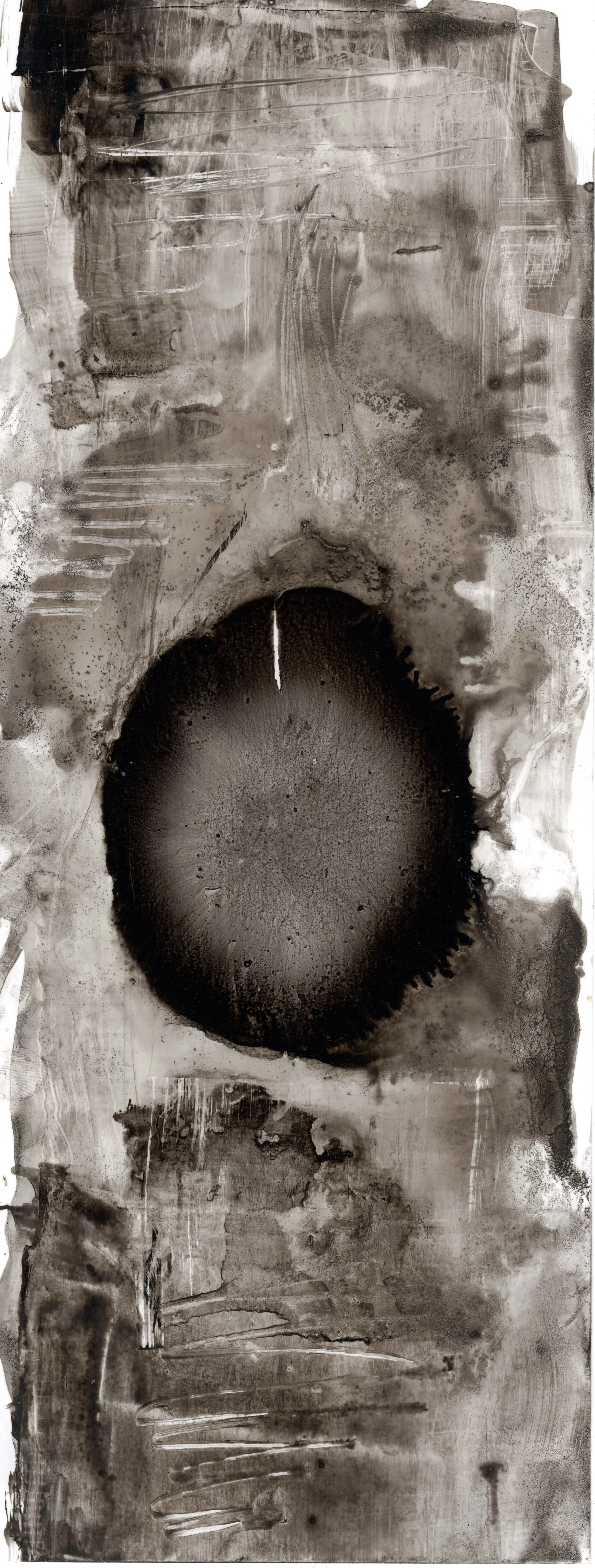 Abstract ink exploration on paper