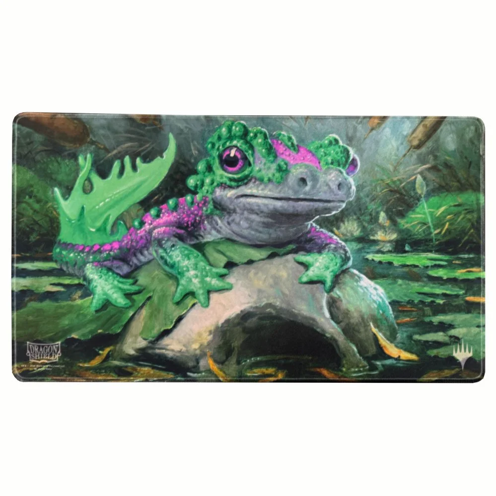 NOXIOUS NEWT PLAYMAT - MAGIC THE GATHERING — Aaron Miller Illustration