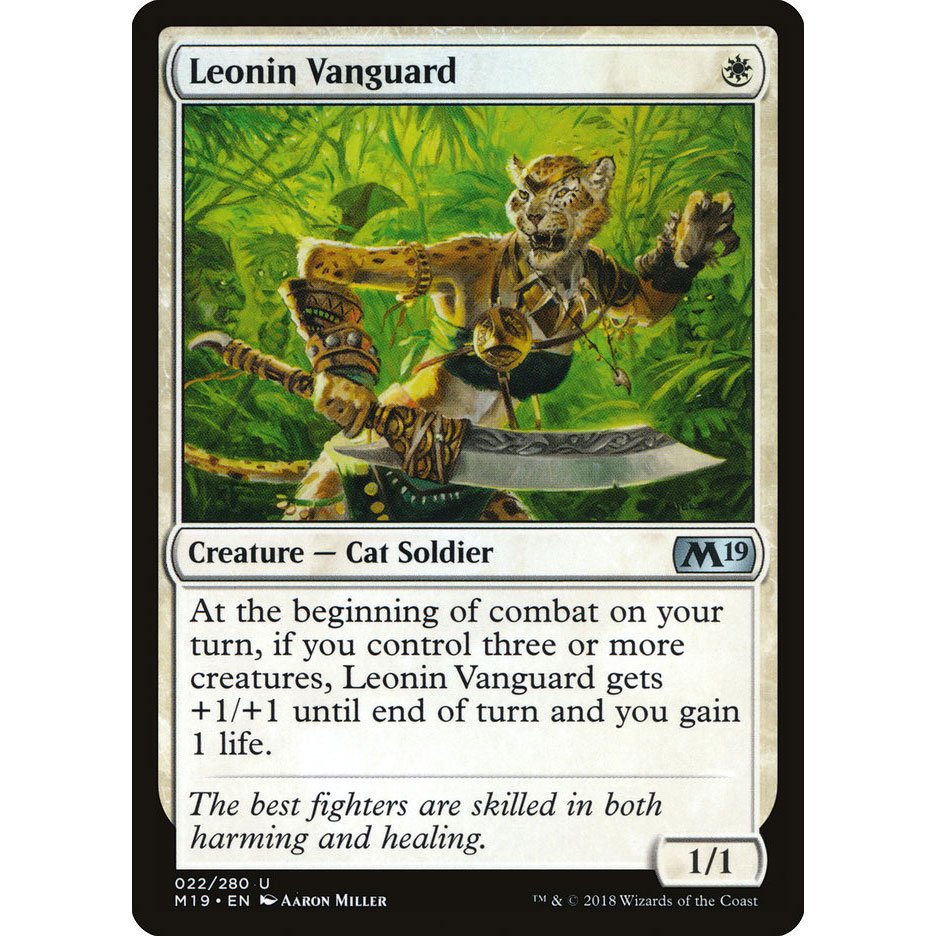 MTG Leonin Vanguard — Aaron Miller Illustration