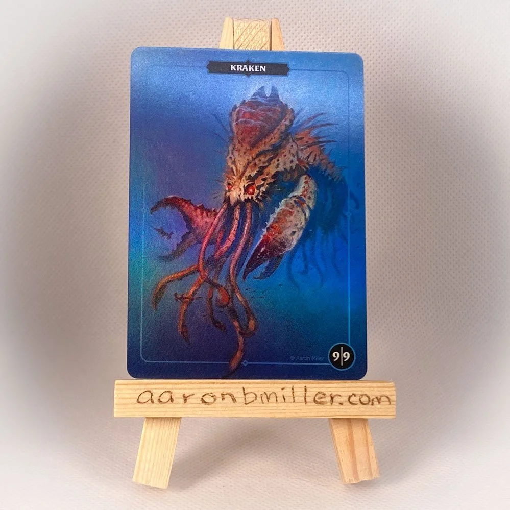KRAKEN TOKEN: ANCIENT 9/9 — Aaron Miller Illustration