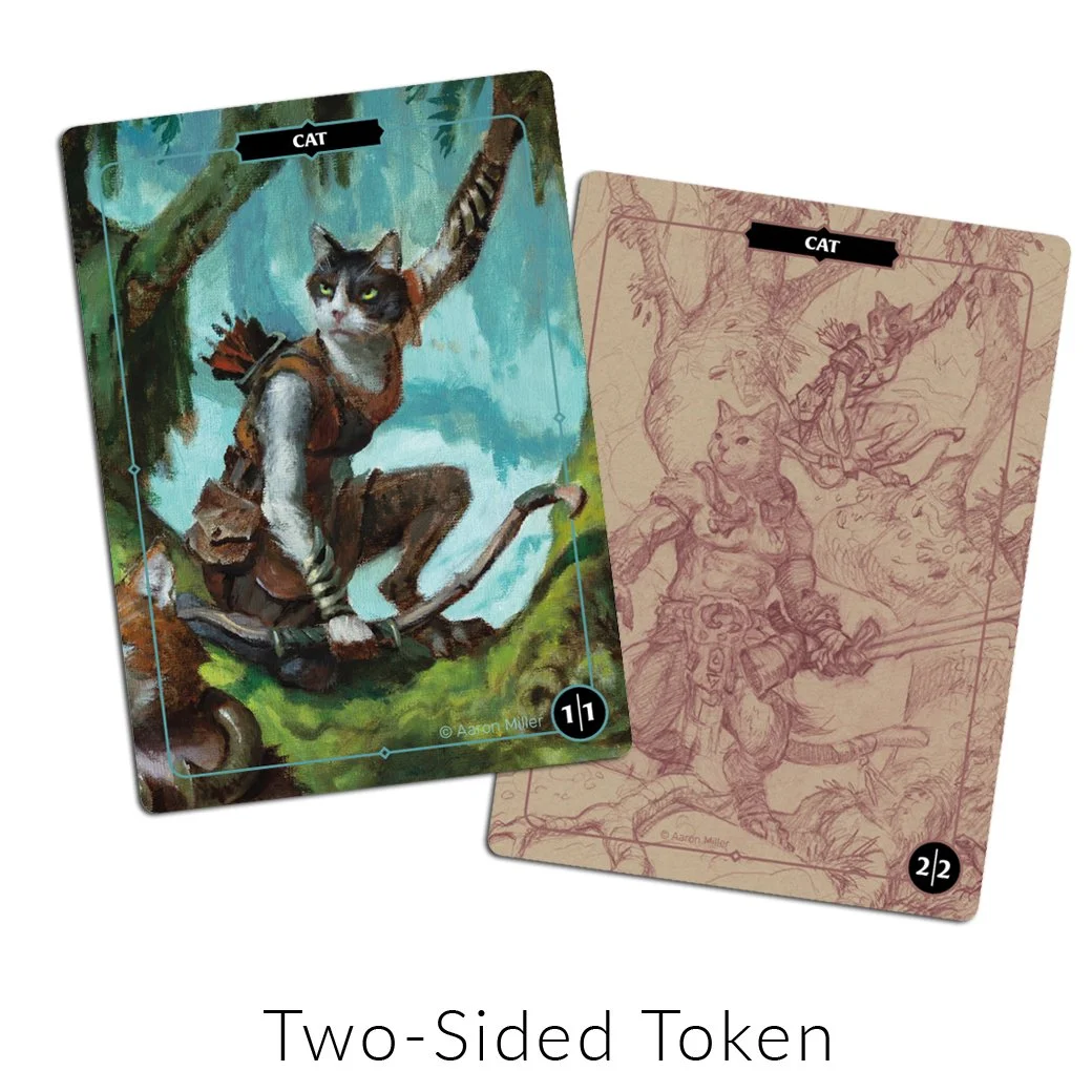 CAT TOKEN: 1/1 RANGER  Aaron Miller Illustration