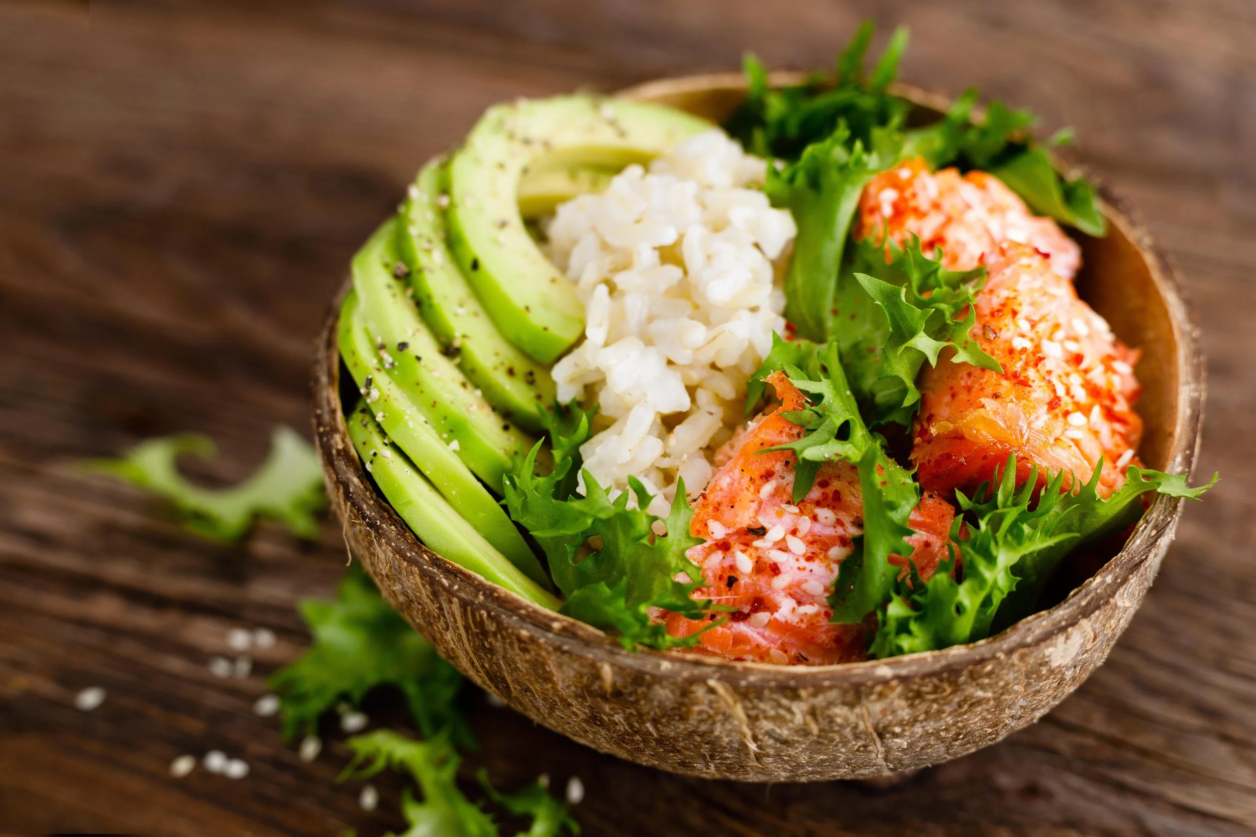 salmon bowl