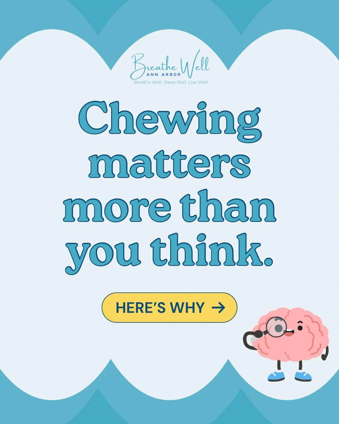 🧠Did you know? 👇

Chewing matters more than you think.
Kids need lots of daily chewing (we prefer the crunchy snacks!) to support jaw strength and stability &mdash; key parts of orofacial growth and development.

🥕 Carrot sticks, apples, crunchy n