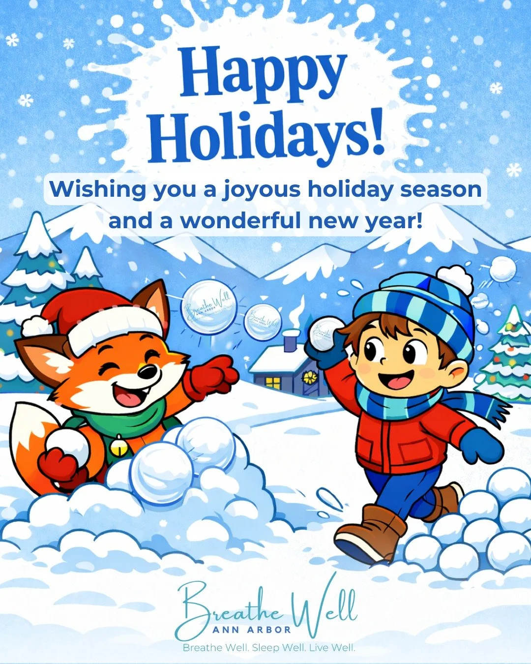 ❄️💙 Wishing you warmth, wellness &amp; a moment to breathe&hellip;

As the snow settles and the season wraps us in its stillness, we&rsquo;re taking time to rest, reflect, and simply be.

This season is full of sparkle ✨, giggles from little ones, a