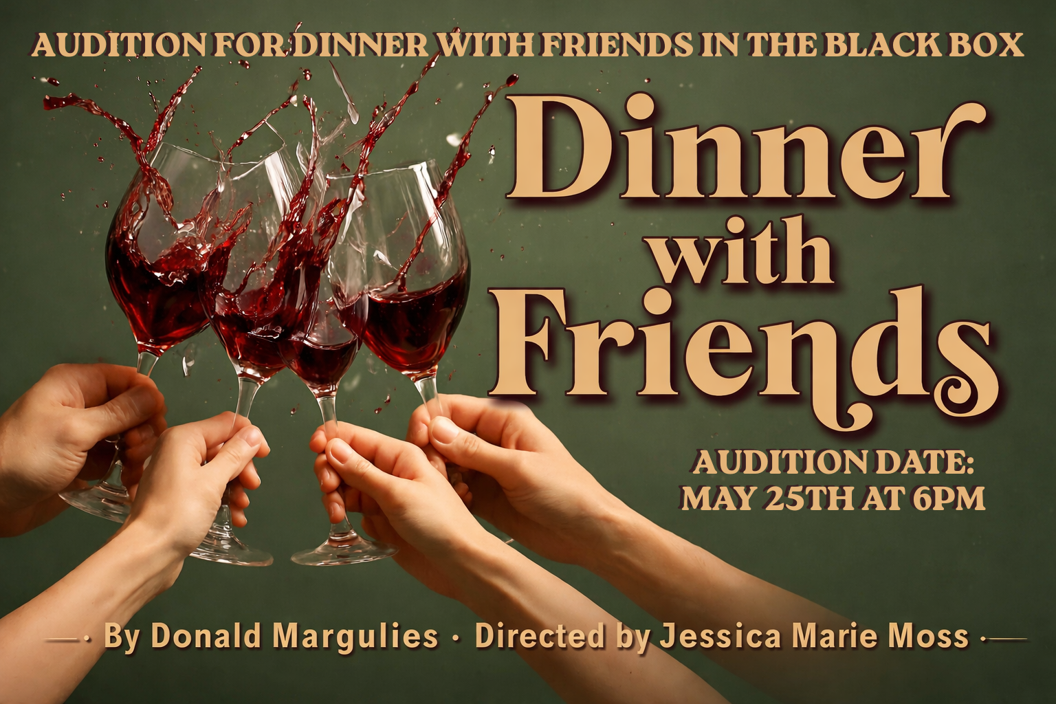 Audition for Dinner With Friends in the Black Box
