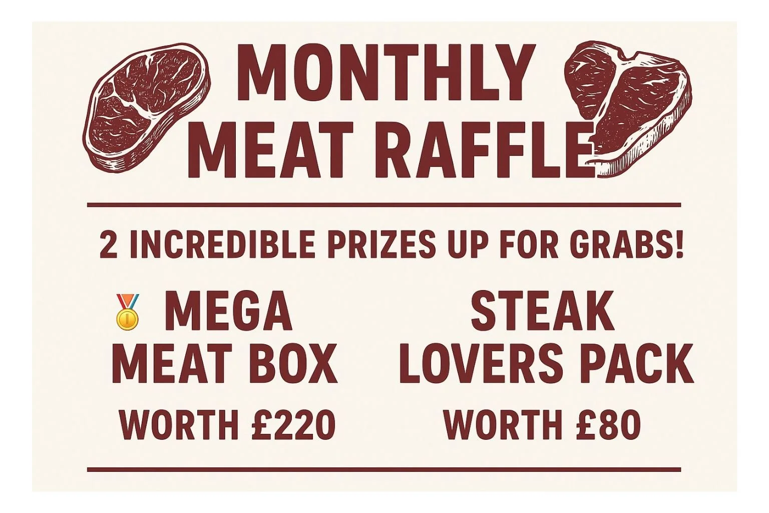 Meat Raffle — Lancashire Lamb Boxes