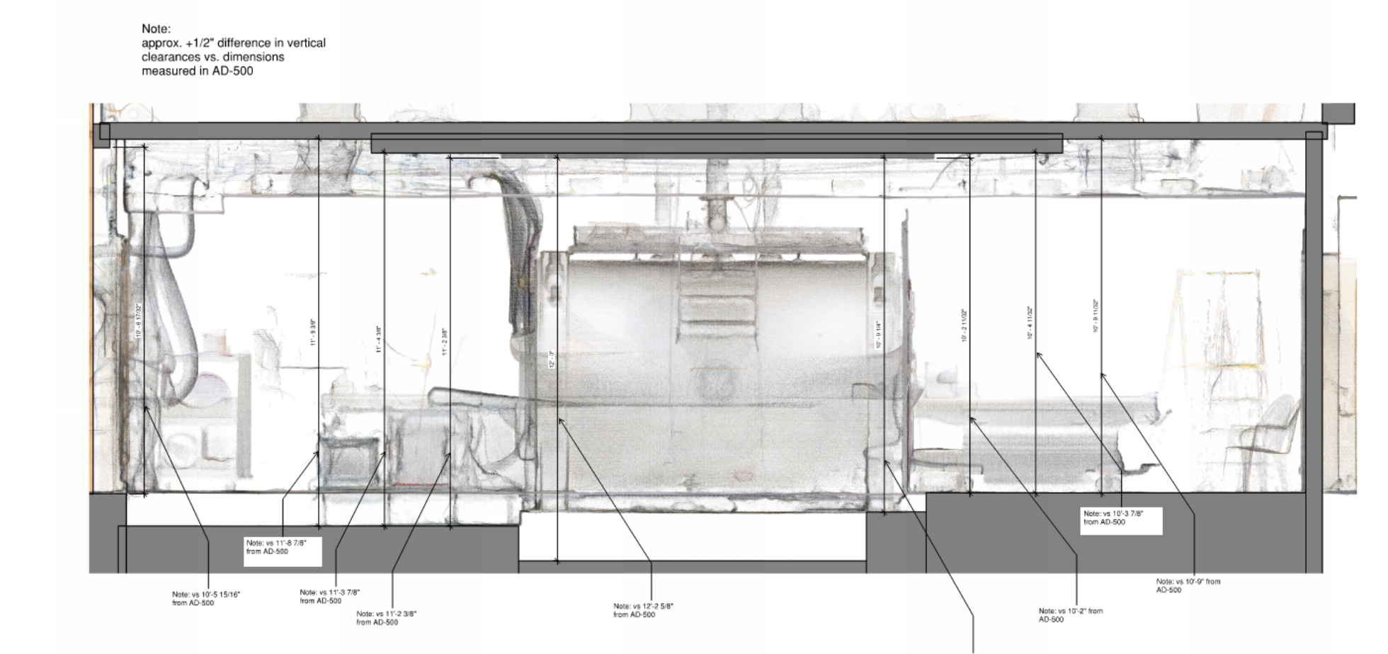 Existing Conditions Model - Existing facility modeled to support  design and coordination.