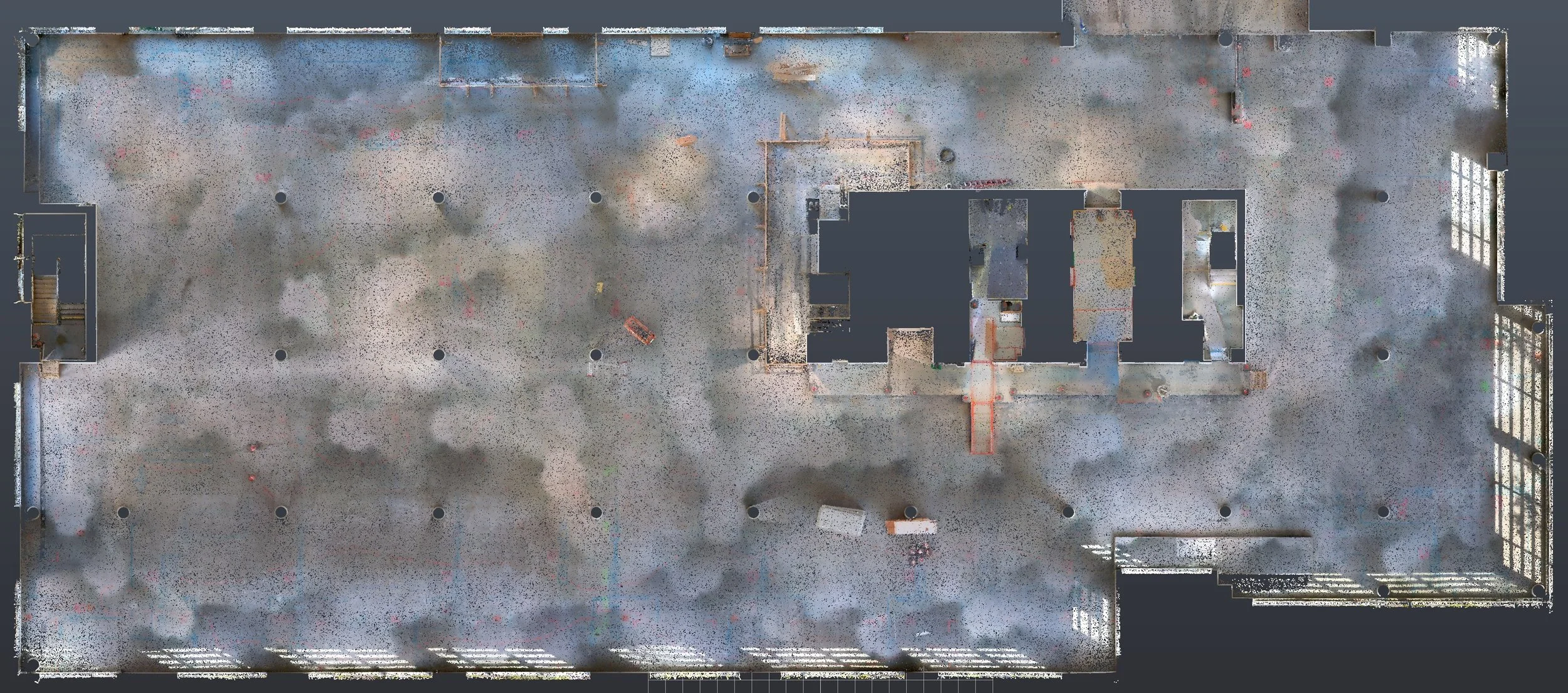 Existing conditions laser scanning