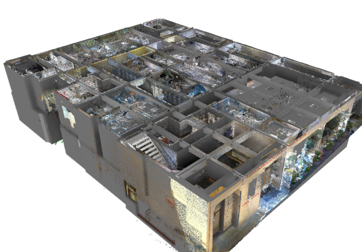 Precision Scan to BIM – Laser scan data enabled accurate modeling of existing conditions despite limited as-built information